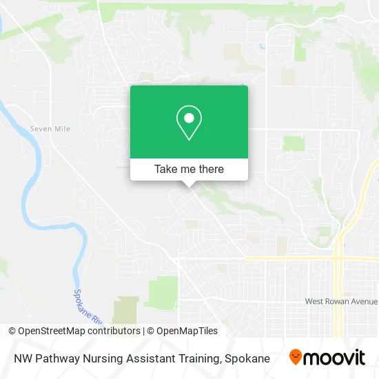 NW Pathway Nursing Assistant Training map