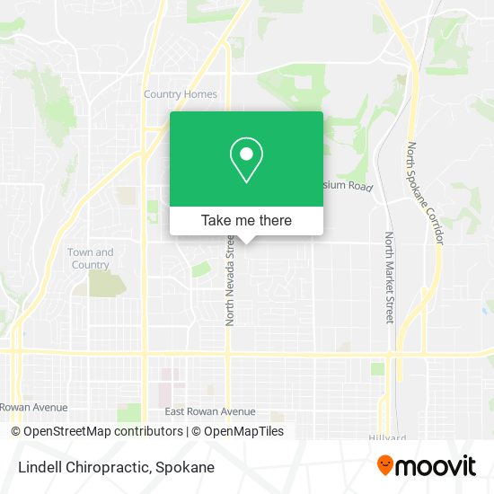 Lindell Chiropractic map