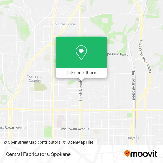 Central Fabricators map