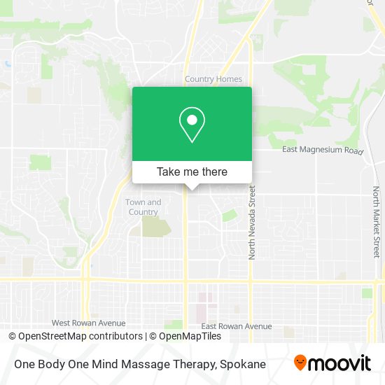 One Body One Mind Massage Therapy map