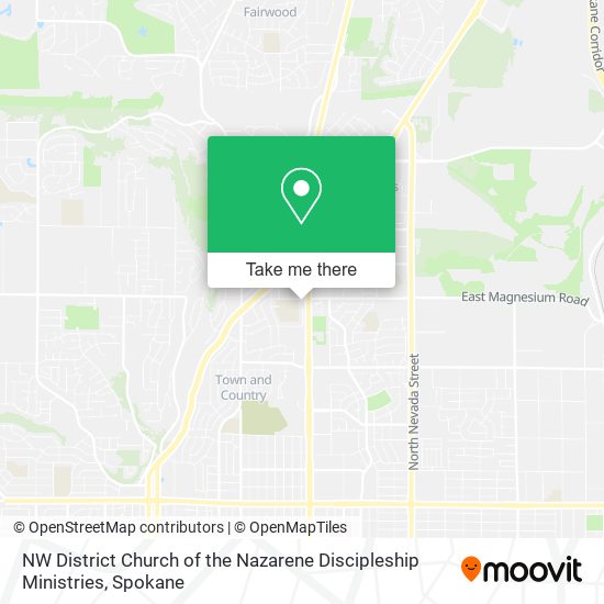 NW District Church of the Nazarene Discipleship Ministries map