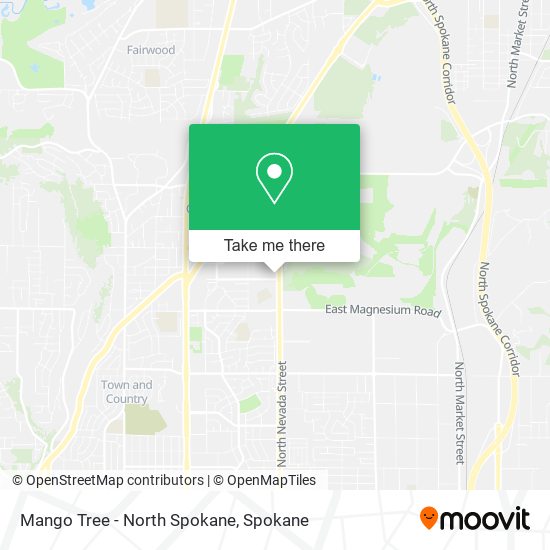 Mango Tree - North Spokane map