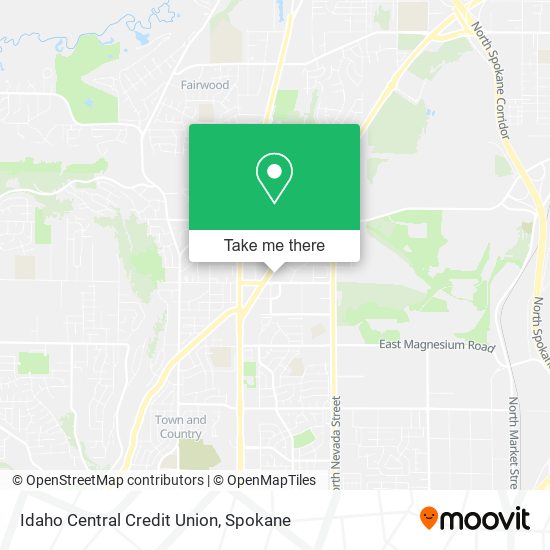 Mapa de Idaho Central Credit Union