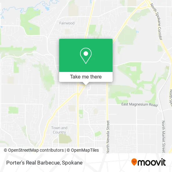 Mapa de Porter's Real Barbecue