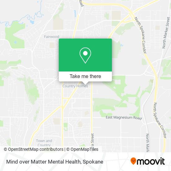 Mind over Matter Mental Health map