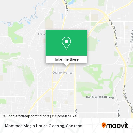 Mommas Magic House Cleaning map