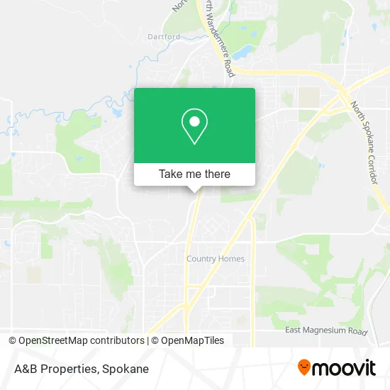 A&B Properties map