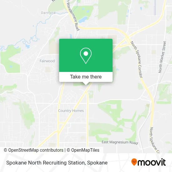 Spokane North Recruiting Station map