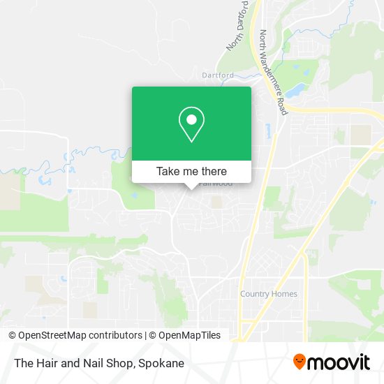 Mapa de The Hair and Nail Shop