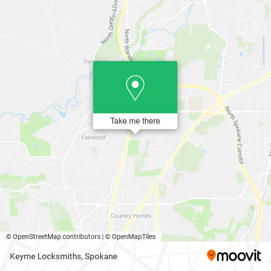 Keyme Locksmiths map