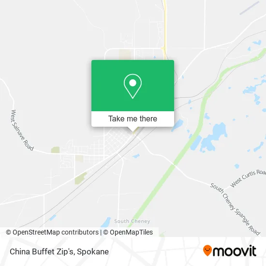 China Buffet Zip's map