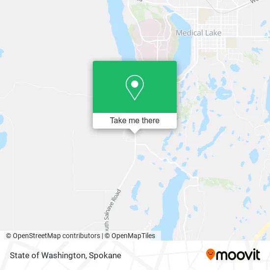 State of Washington map