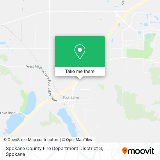 Spokane County Fire Department Disctrict 3 map