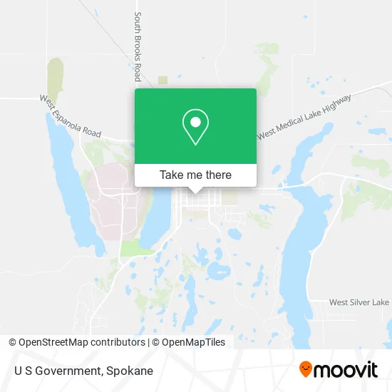 Mapa de U S Government