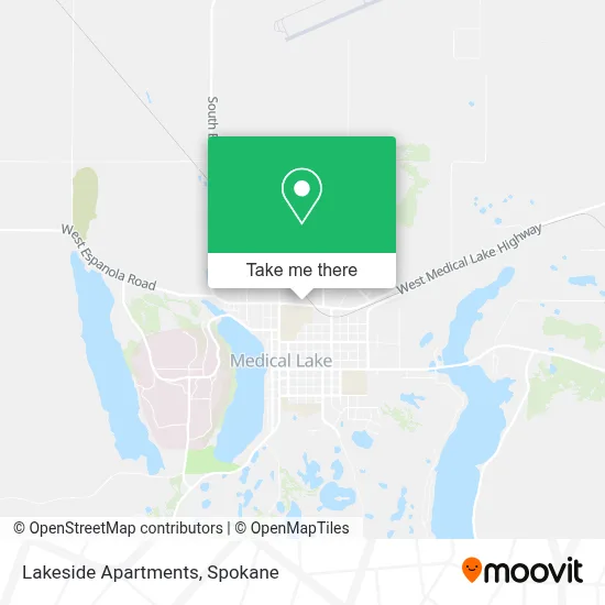 Lakeside Apartments map