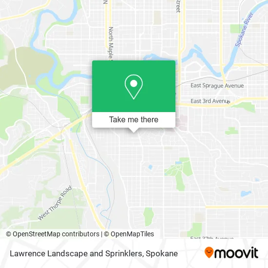 Mapa de Lawrence Landscape and Sprinklers