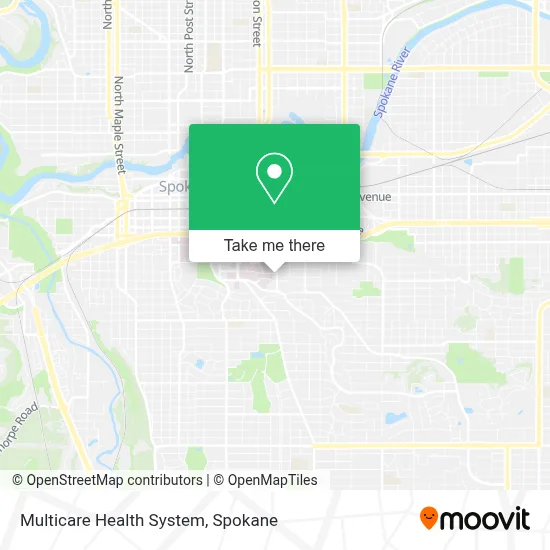 Multicare Health System map