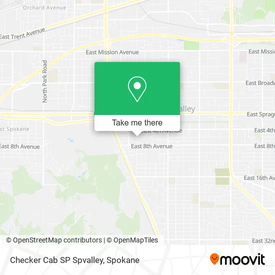 Mapa de Checker Cab SP Spvalley