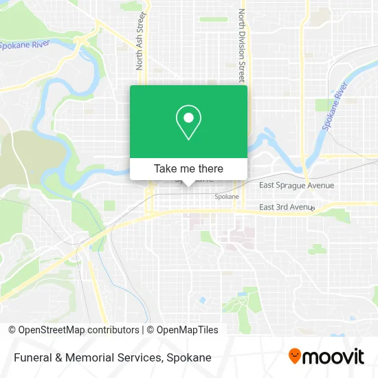 Funeral & Memorial Services map