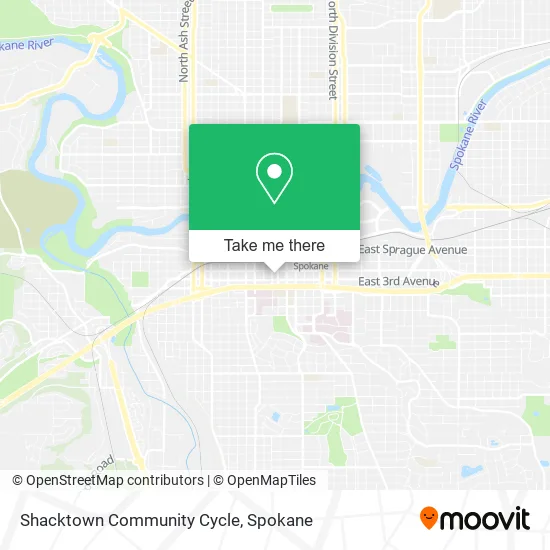 Shacktown Community Cycle map