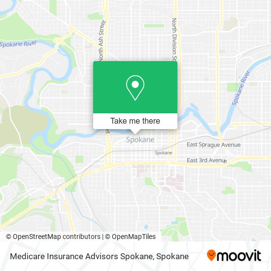 Medicare Insurance Advisors Spokane map