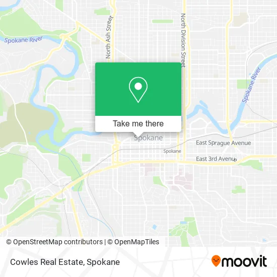 Cowles Real Estate map