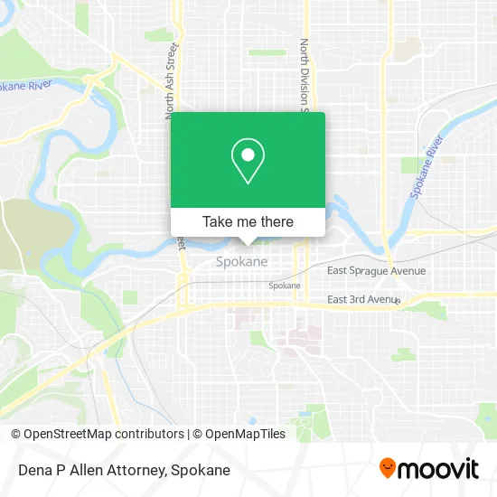 Dena P Allen Attorney map