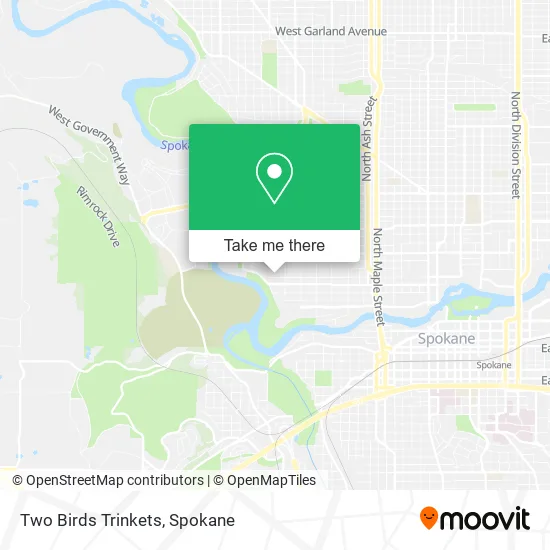 Two Birds Trinkets map