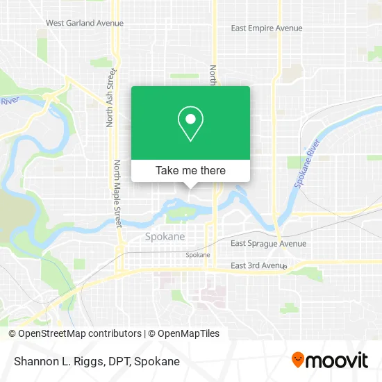 Shannon L. Riggs, DPT map