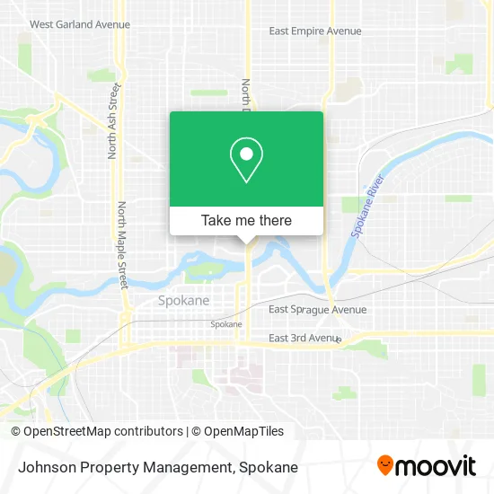Johnson Property Management map