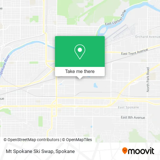 Mapa de Mt Spokane Ski Swap