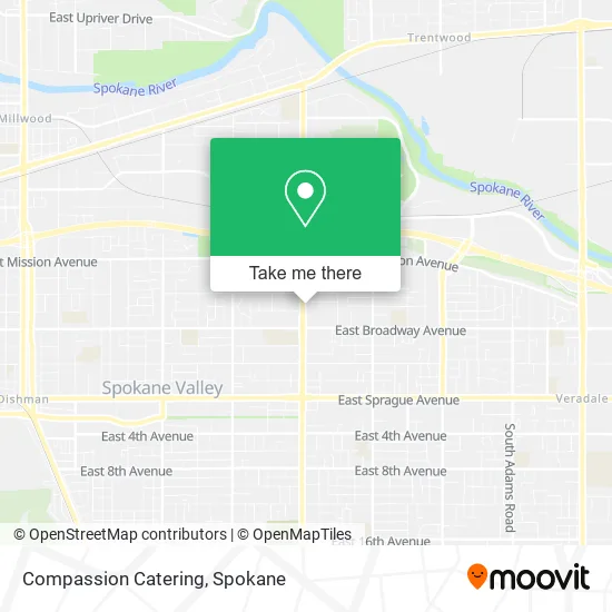 Compassion Catering map