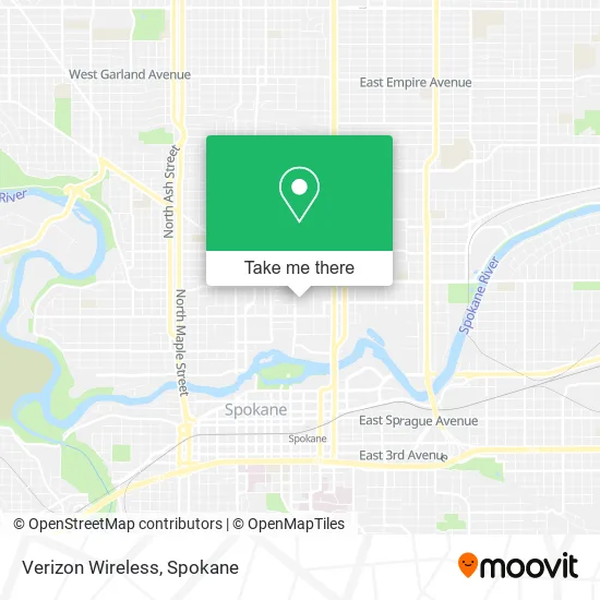 Mapa de Verizon Wireless
