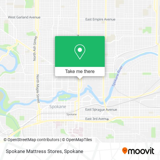 Mapa de Spokane Mattress Stores