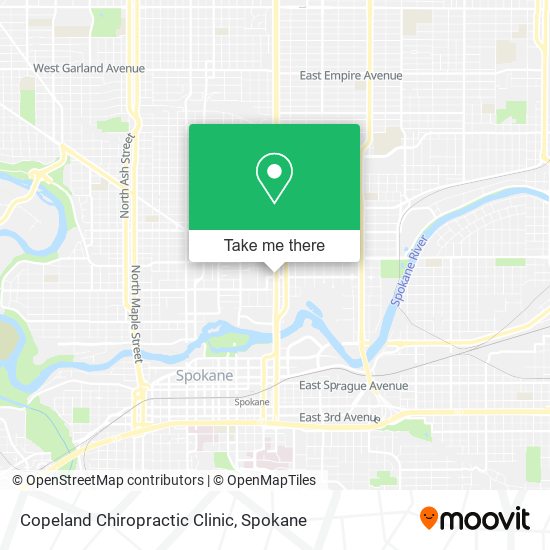 Copeland Chiropractic Clinic map
