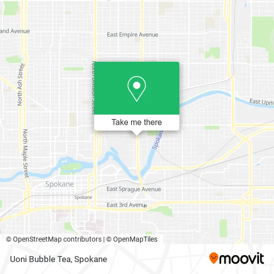 Uoni Bubble Tea map
