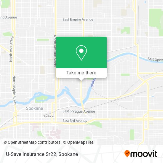 Mapa de U-Save Insurance Sr22