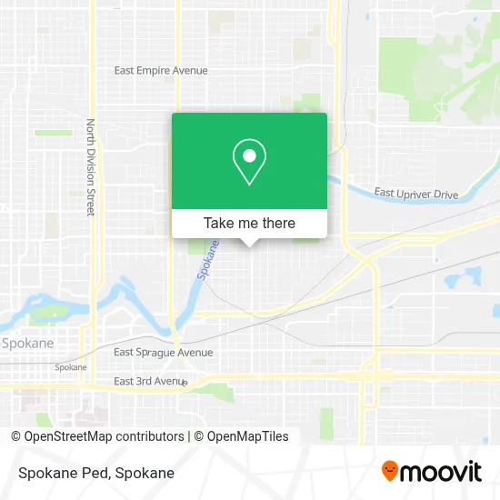 Spokane Ped map