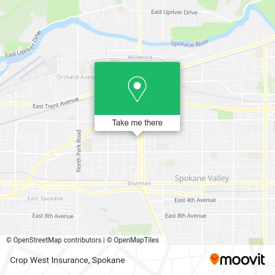 Crop West Insurance map
