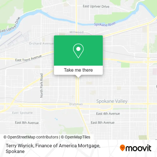 Mapa de Terry Wiyrick, Finance of America Mortgage