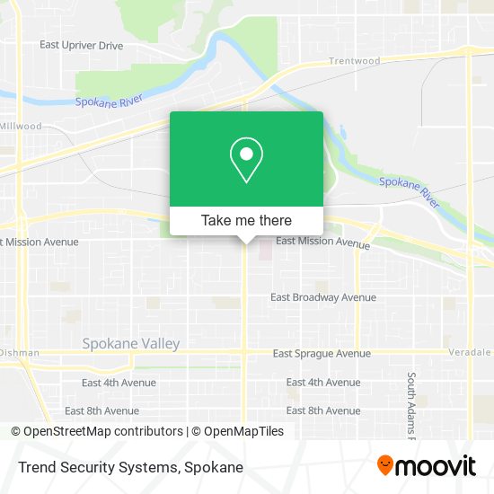 Trend Security Systems map