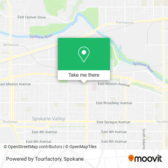 Powered by Tourfactory map