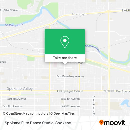 Spokane Elite Dance Studio map