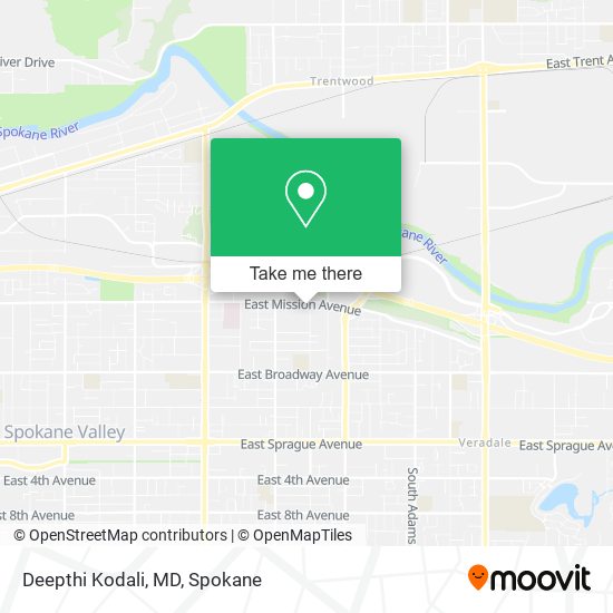 Mapa de Deepthi Kodali, MD