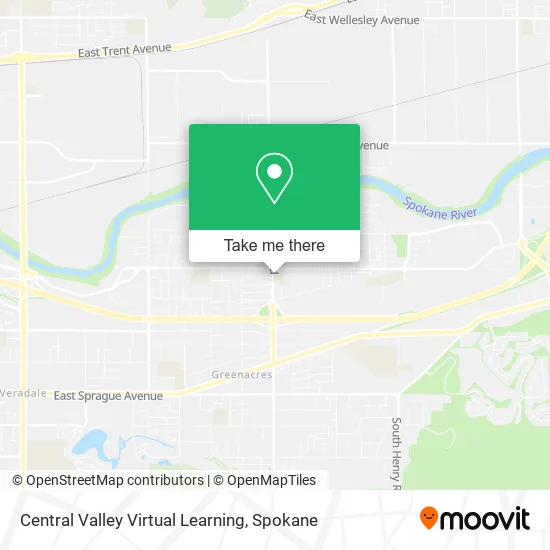 Mapa de Central Valley Virtual Learning