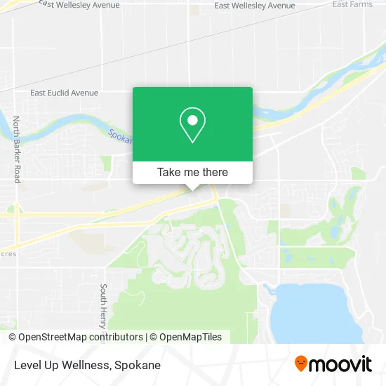 Level Up Wellness map