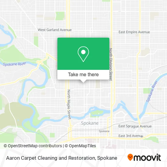Mapa de Aaron Carpet Cleaning and Restoration
