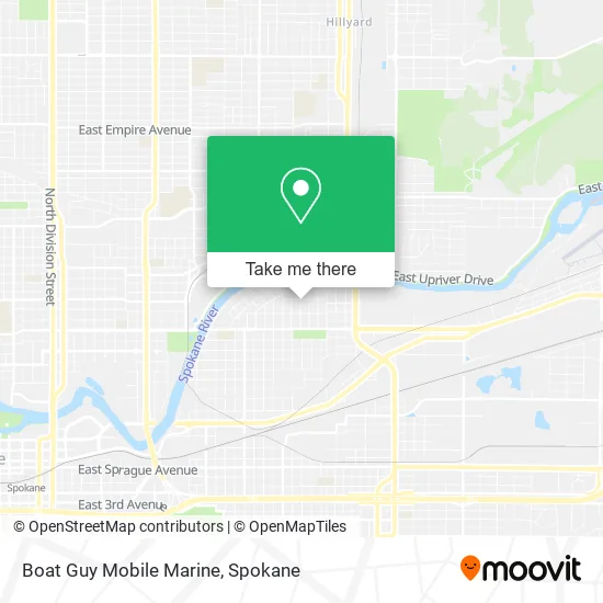 Mapa de Boat Guy Mobile Marine