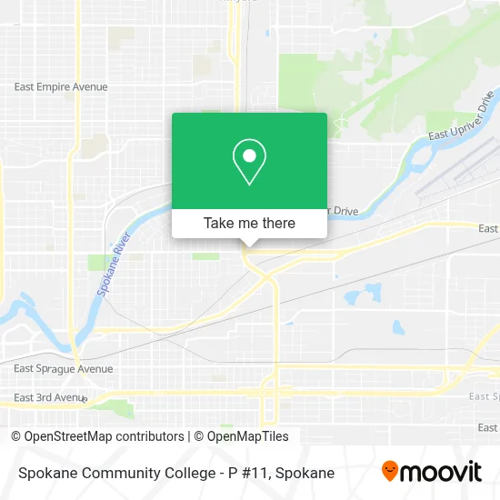 Spokane Community College - P #11 map