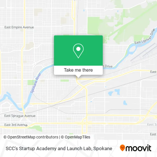 Mapa de SCC's Startup Academy and Launch Lab